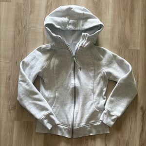 Lululemon Scuba full length Gray Zip-Up Hoodie